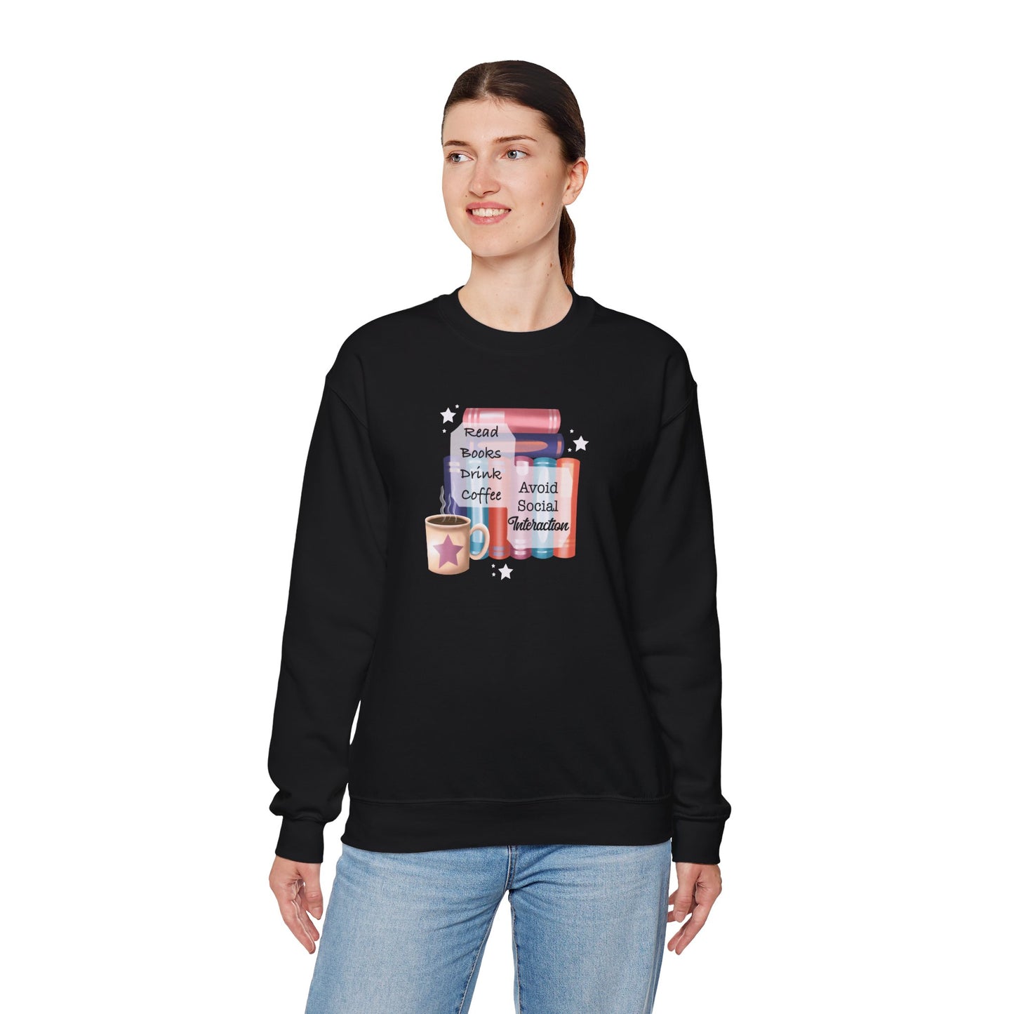 Bookworm Coffee Lover Unisex Sweatshirt