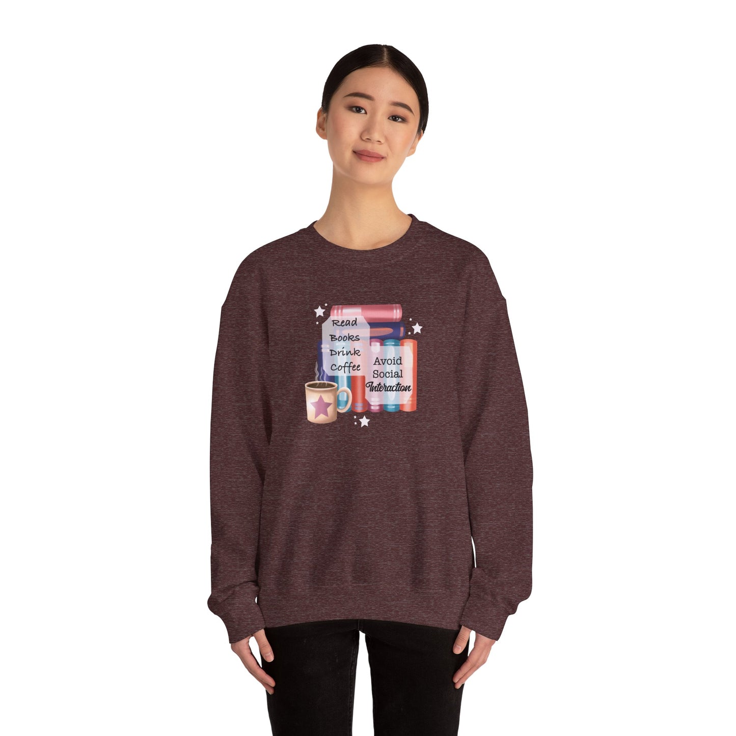 Bookworm Coffee Lover Unisex Sweatshirt