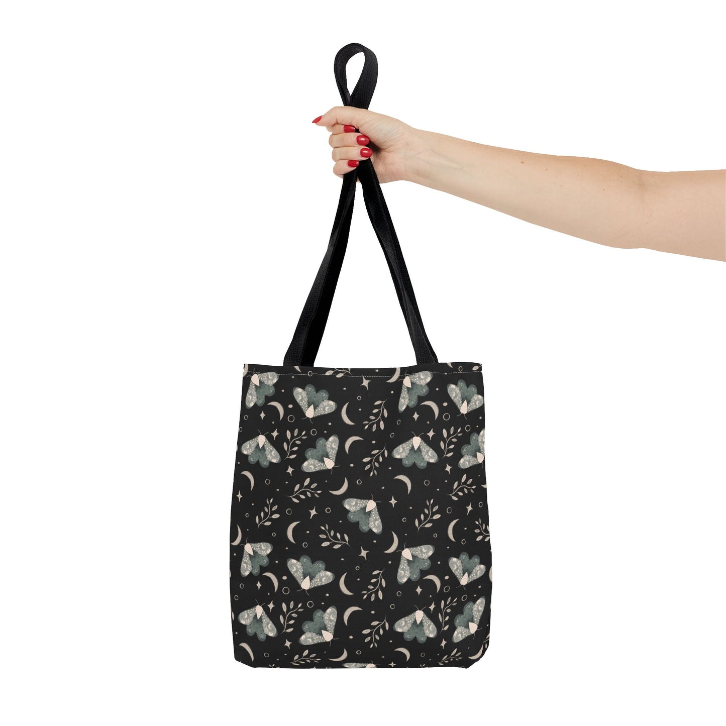 Moth Tote Bag - Witchy Aesthetic Design by Anndria