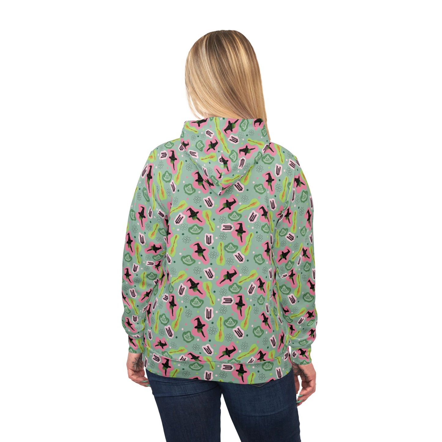 Wicked Athletic Hoodie with Anndria's Themed Pattern