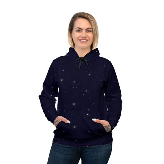 Star Studded Athletic Hoodie by Anndria