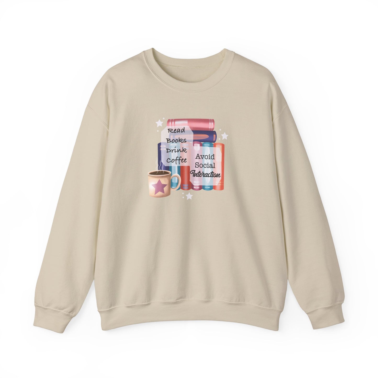 Bookworm Coffee Lover Unisex Sweatshirt