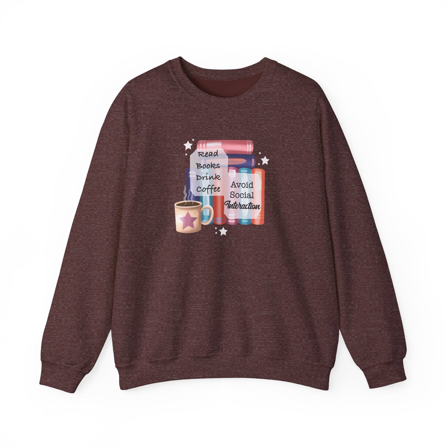 Bookworm Coffee Lover Unisex Sweatshirt