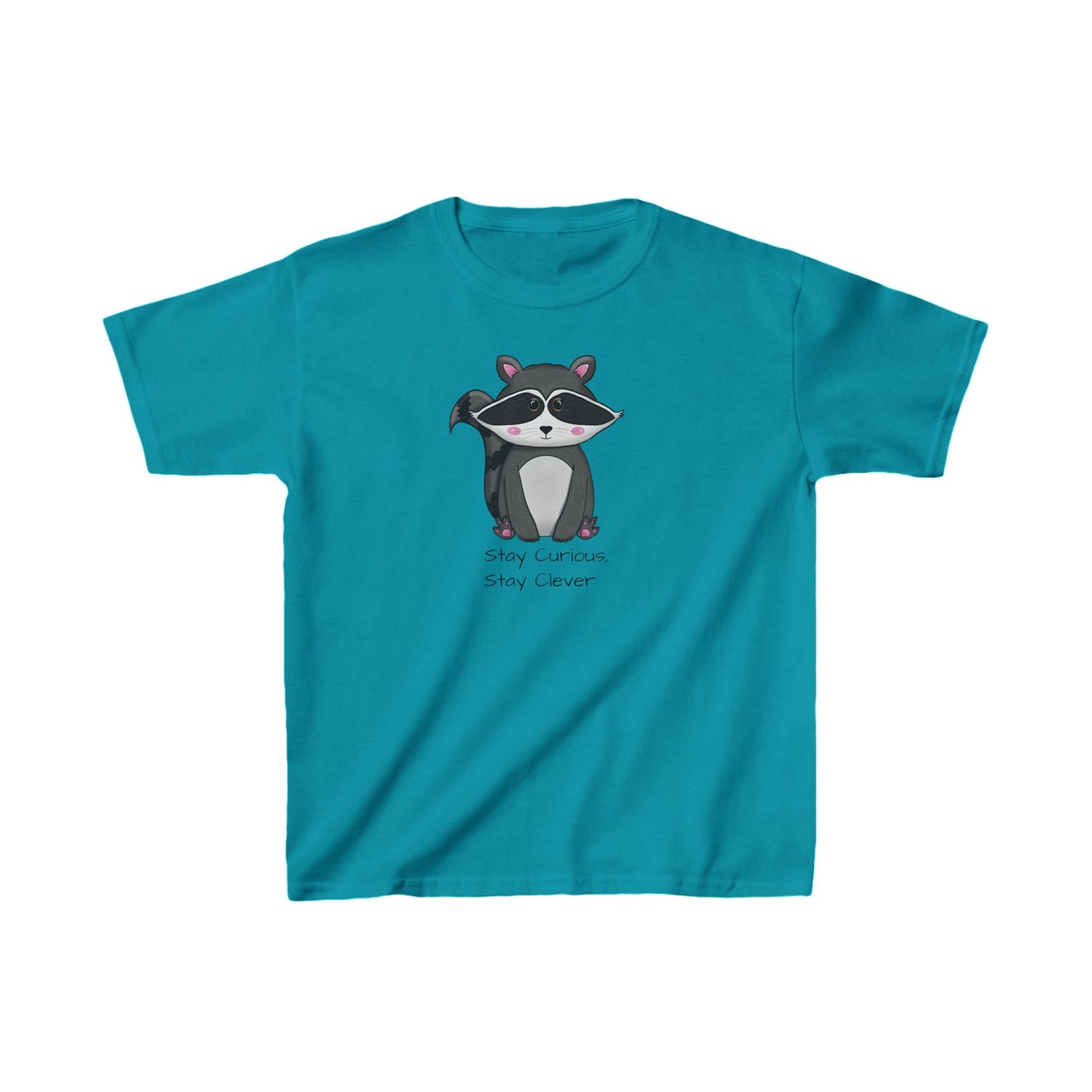 Raccoon Tee, Midnight Mischief, Kids Shirt, Children's Clothing, Cute Animal Illustration, Anndria Design