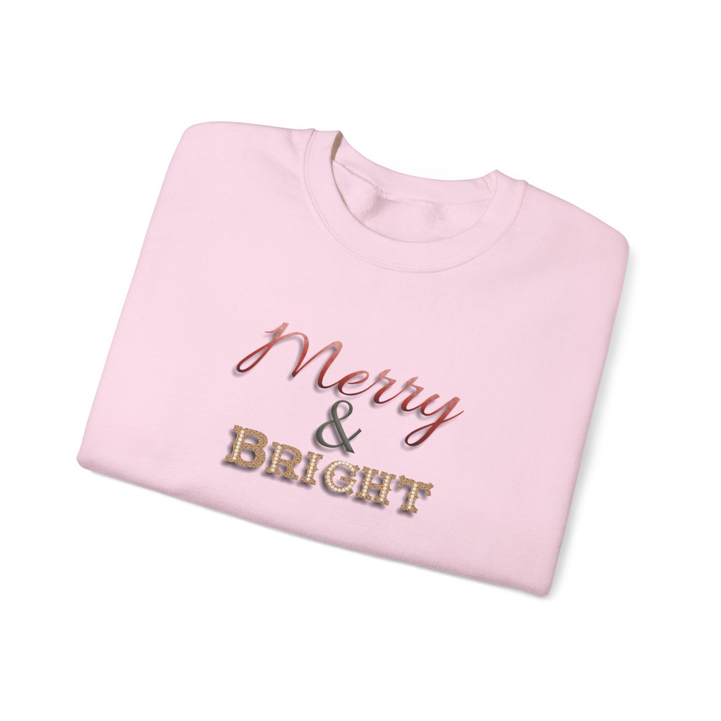 Merry & Bright Sweatshirt - Christmas Holiday