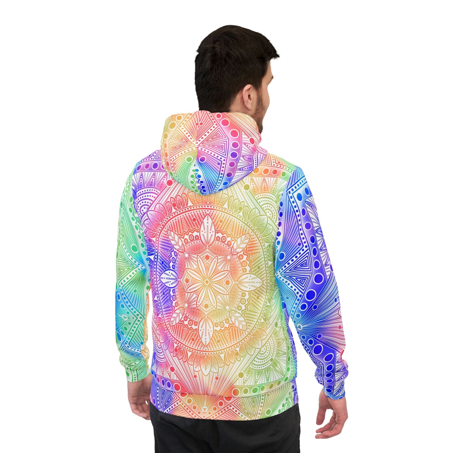 Celestial Hoodie - Rainbow Mandala by Anndria