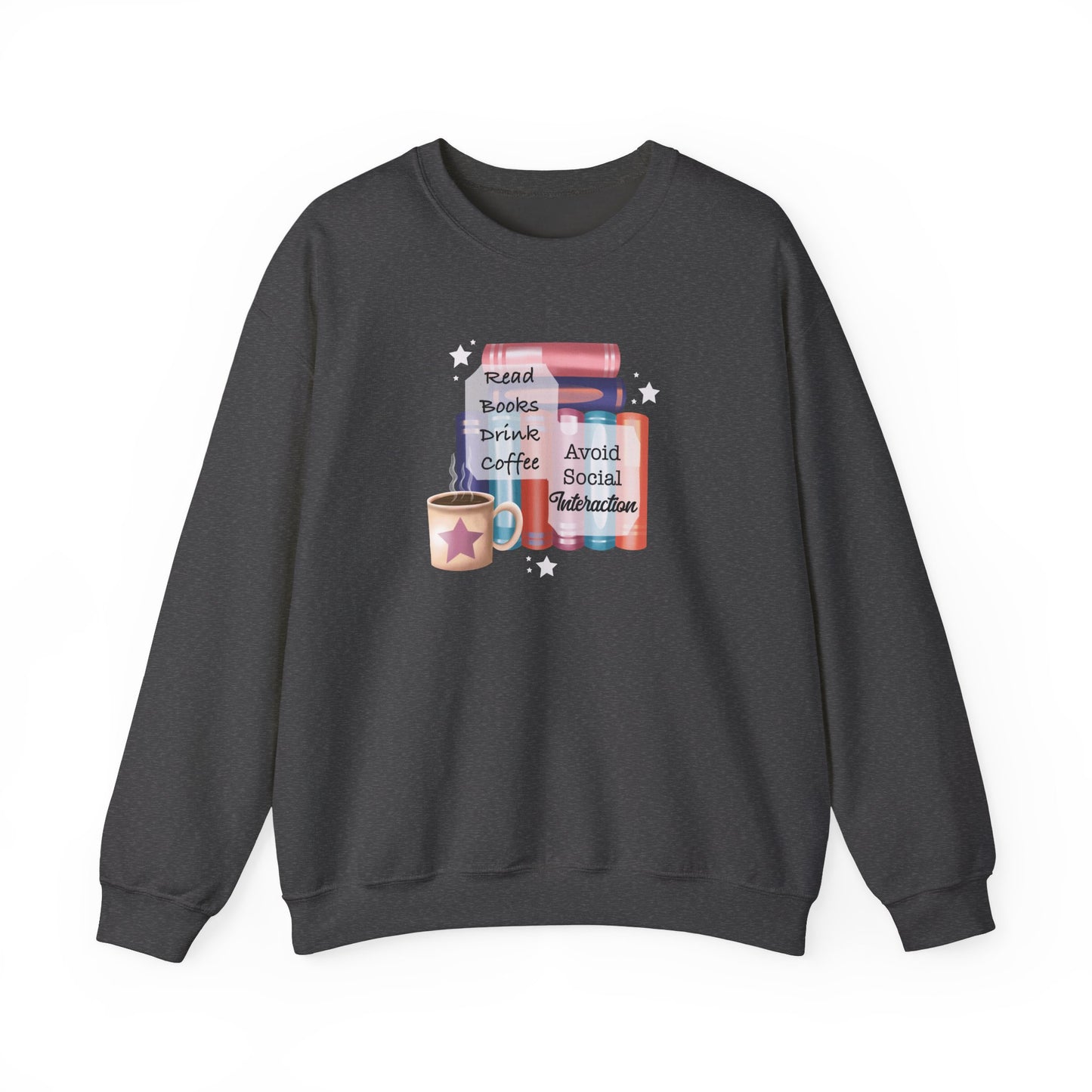 Bookworm Coffee Lover Unisex Sweatshirt