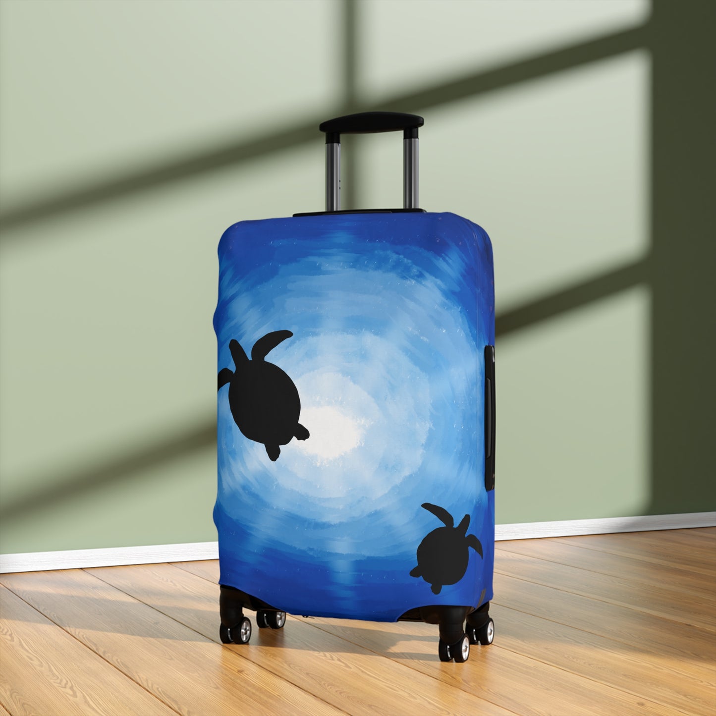 Ocean Turtle Luggage Cover - Travel in Style with Colorful Protection