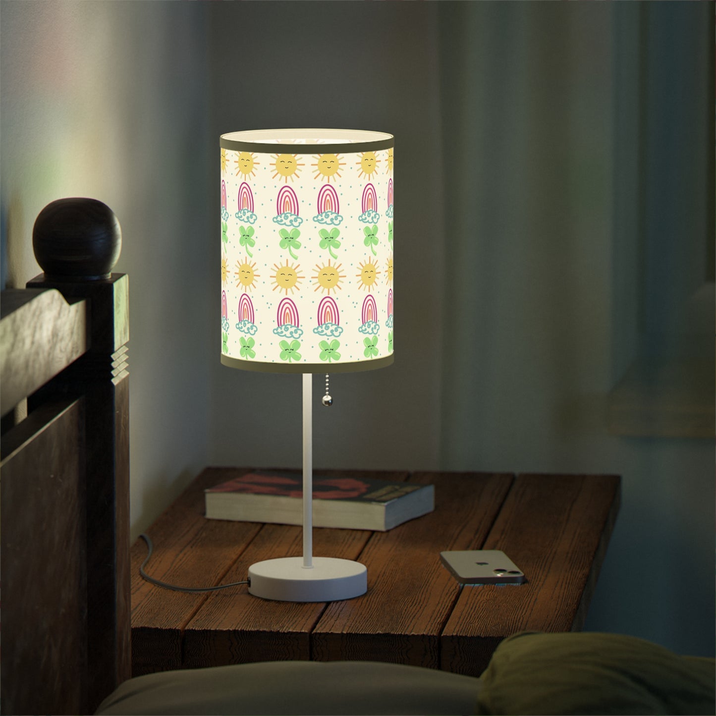 Sunshine Dreams Nursery Table Lamp for Kids on a Stand, US|CA plug