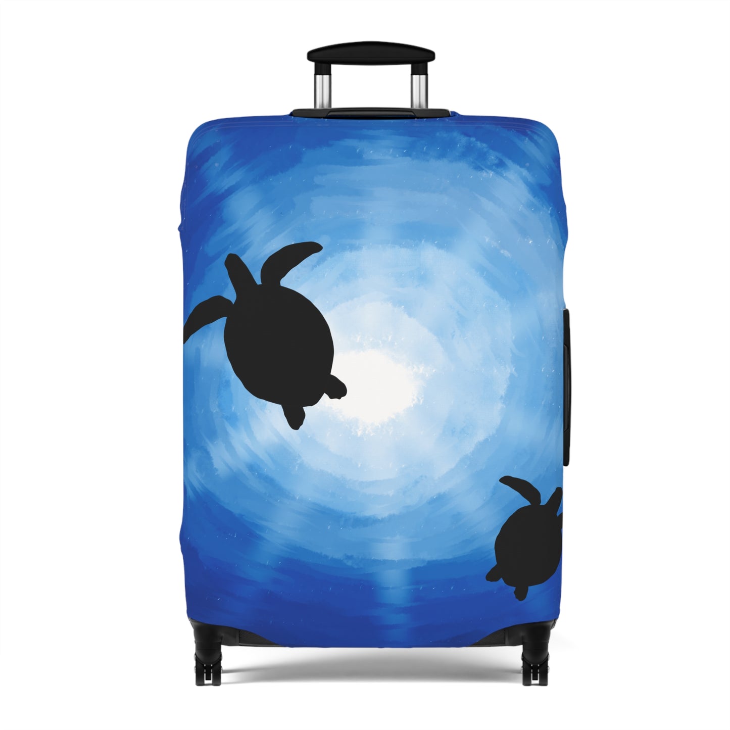 Ocean Turtle Luggage Cover - Travel in Style with Colorful Protection