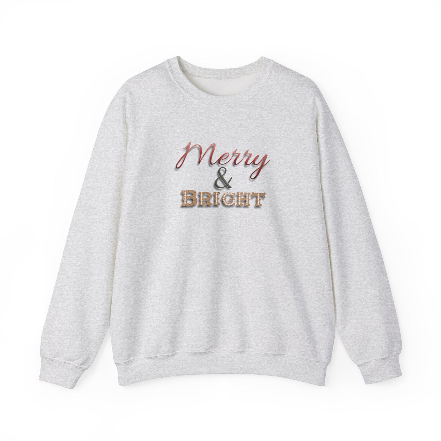 Merry & Bright Sweatshirt - Christmas Holiday