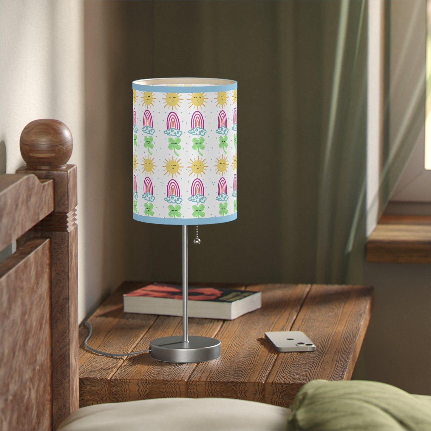 Sunshine Dreams Nursery Table Lamp for Kids on a Stand, US|CA plug