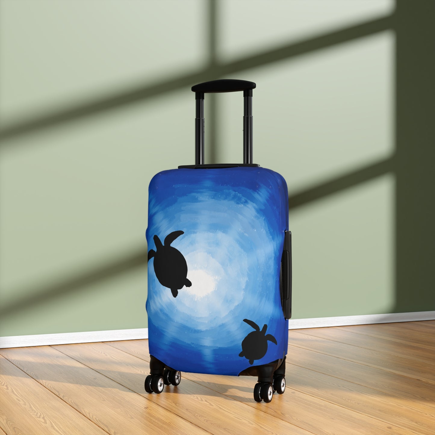 Ocean Turtle Luggage Cover - Travel in Style with Colorful Protection