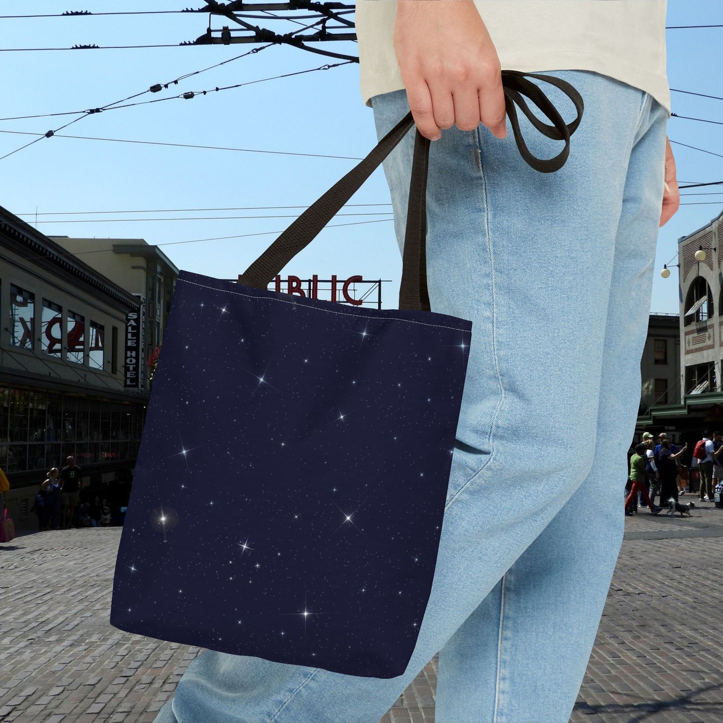 Star Studded Tote Bag - Designed by Anndria