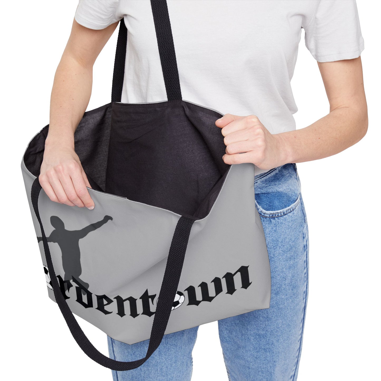 Bordentown Soccer Tote Bag - Stylish Travel Carryall for Sports Lovers