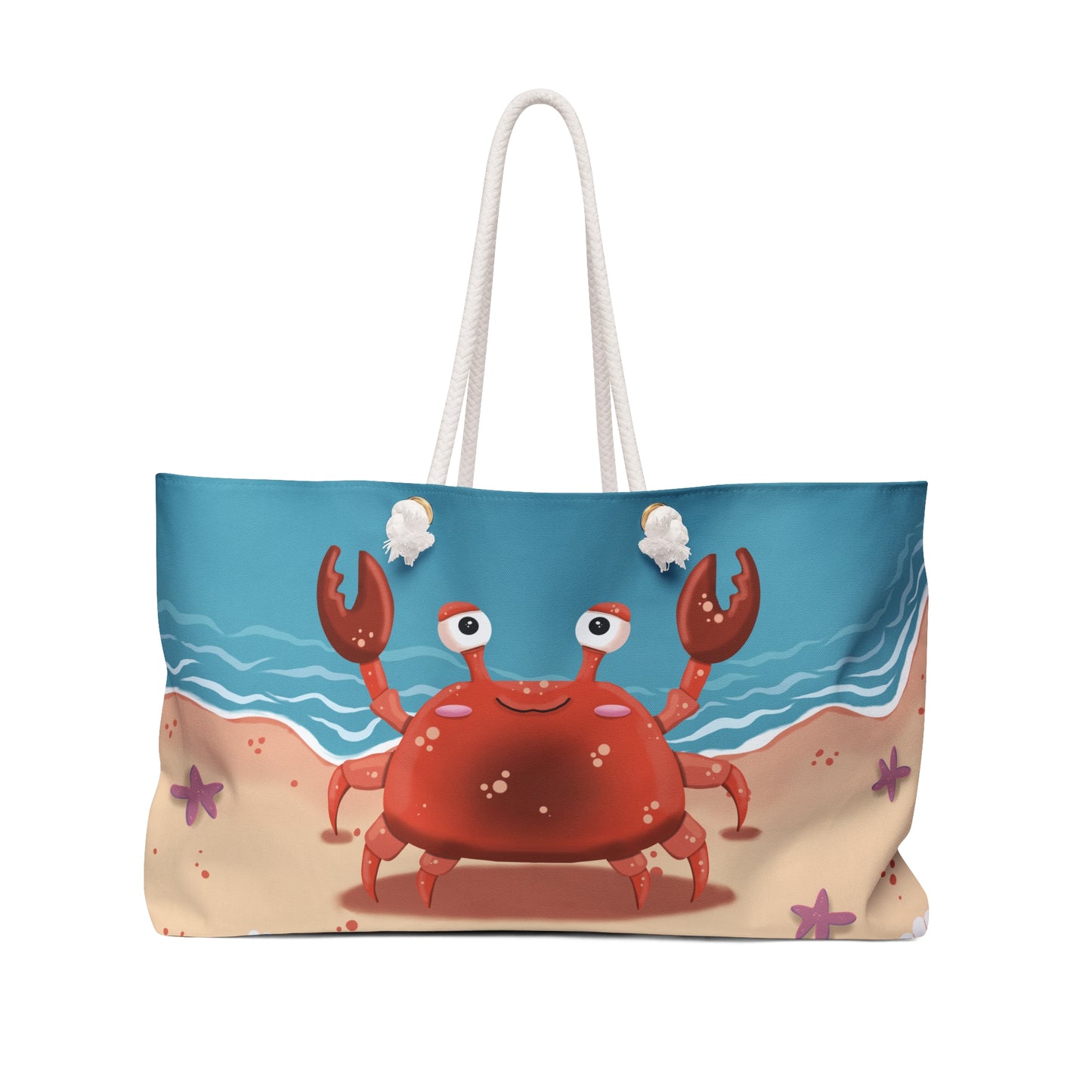 Weekender Bag - Beachside Pincher Crab Artwork Design