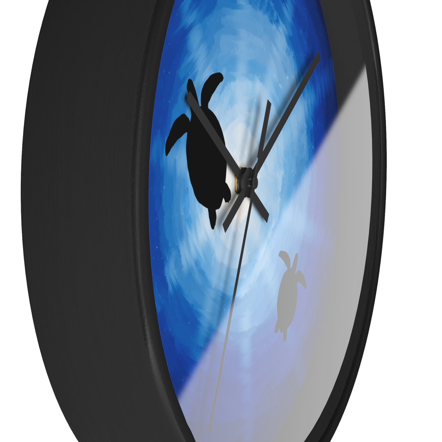 Serene Ocean Turtle Wall Clock - Nautical Home Decor, Ideal Gift for Ocean Lovers