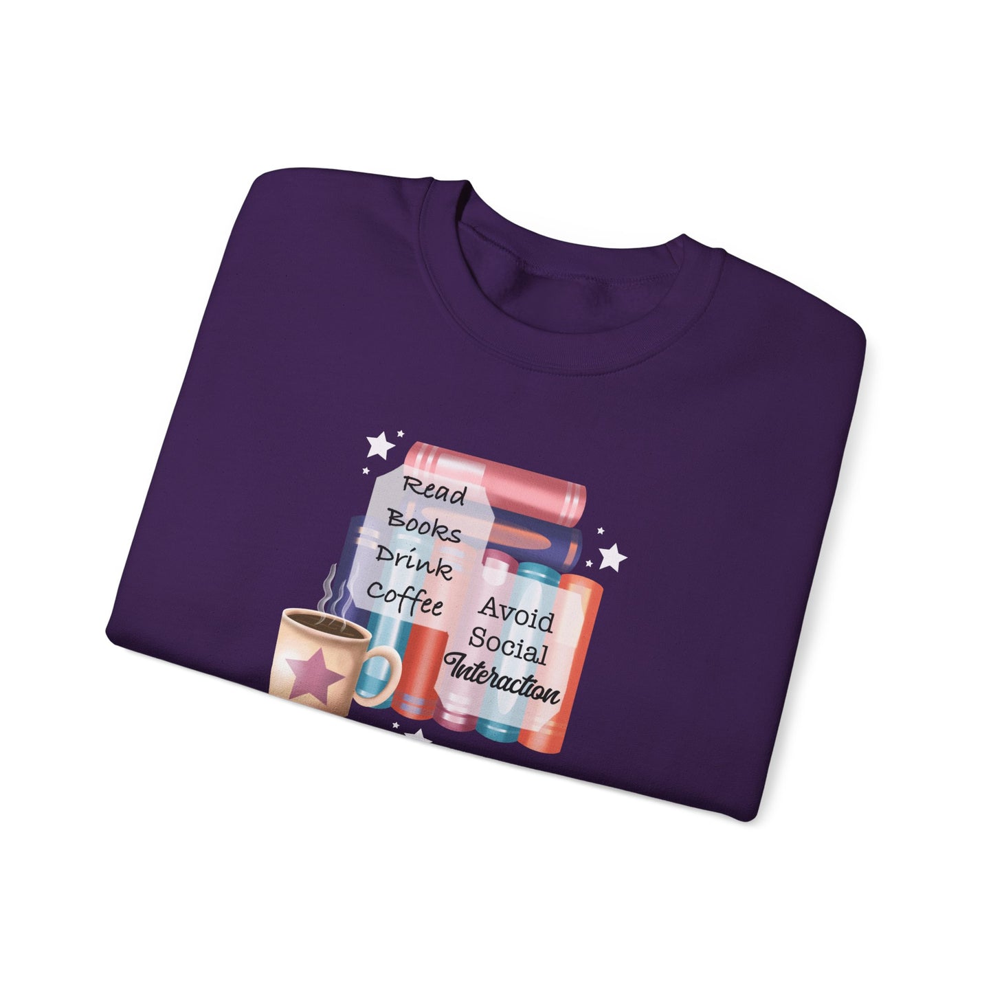 Bookworm Coffee Lover Unisex Sweatshirt
